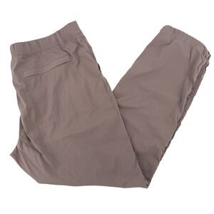 REI Co-Op‎ Savanna Trails Pants Women's 16 Brown Elastic Waist & Ankles Hiking